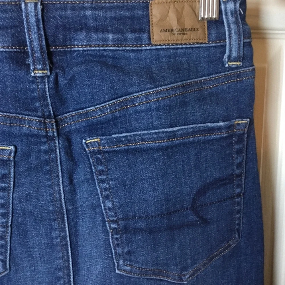 American Eagle Outfitters Hi-Rise Mini Side Zippered Denim Skirt - 0